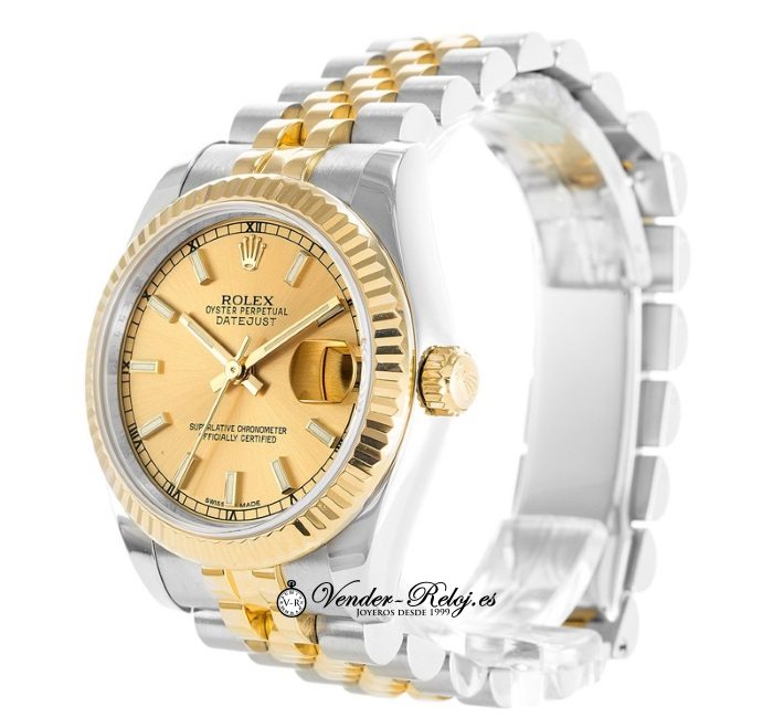 Datejust Mujer Acero Oro | Vender-Reloj.es | Los relojes de lujo.